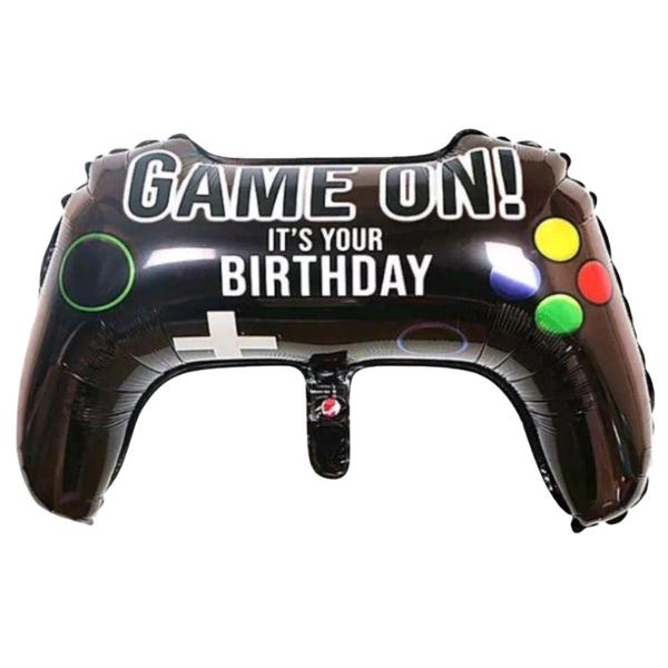 Imagem de Balao Metalizado Controle Gamer Festa Decoraçao Aniversario