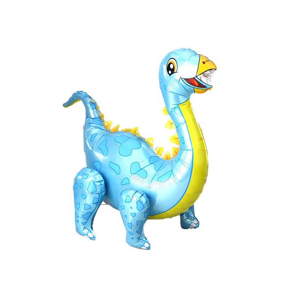 Imagem de Balão Metalizado Dinossauro Azul  - 37 Polegadas