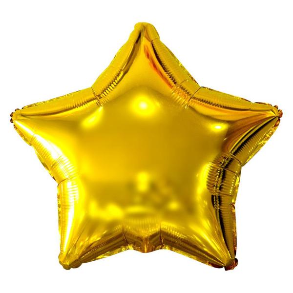 Imagem de Balão Metalizado Estrelas 10 Polegadas 25cm