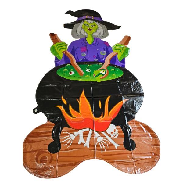balão metalizado gigante para decoração halloween terror - xiao Imagem de balão metalizado gigante para decoração halloween terror