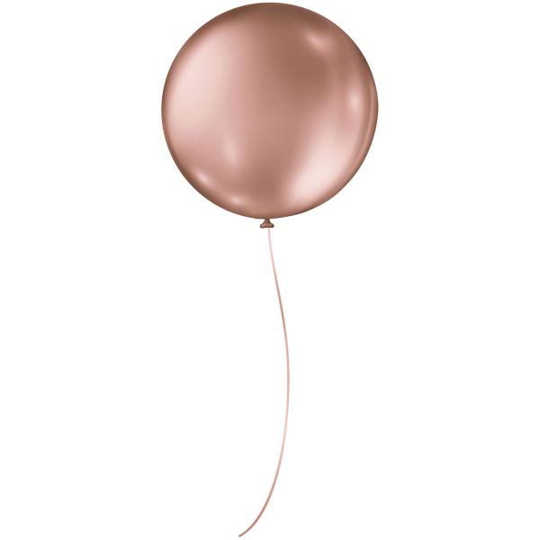 Imagem de Balao Metalizado N.05 Redondo Rose GOLD