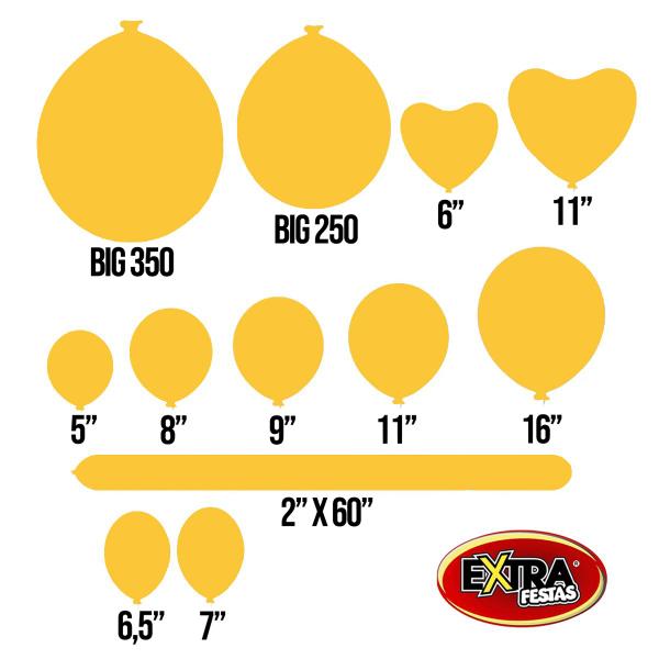 Imagem de Balão Metalizado Número Dourado - 1 Metro - Extra Festas