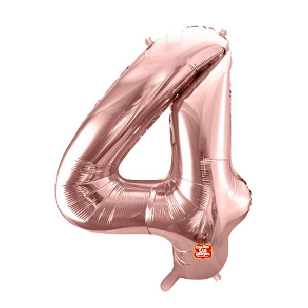 Imagem de Balão Metalizado Números 28" 70cm - Rose Gold - 01 unidade