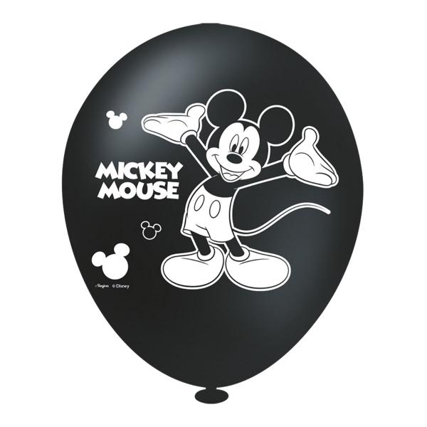 Imagem de Balão Mickey Cores Sortidas - 9 Polegadas - 25 Unidades