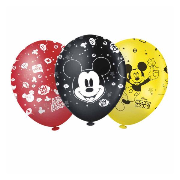 Imagem de Balão Mickey Mouse Premium Festa 12 Polegadas 10 Unidades