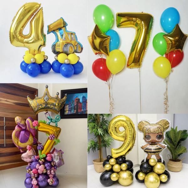 Balão Numero Metalizado 75cm Dourado, Balão Metalizado Numero Gigante, Balão De Número Grande Metalizado 75cm, Flutua Imagem de Balão Numero Metalizado 75cm Dourado, Balão Metalizado Numero Gigante, Balão De Número Grande Metalizado 75cm, Flutua