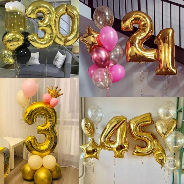 Balão Numero Metalizado 75cm Dourado, Balão Metalizado Numero Gigante, Balão De Número Grande Metalizado 75cm, Flutua Imagem de Balão Numero Metalizado 75cm Dourado, Balão Metalizado Numero Gigante, Balão De Número Grande Metalizado 75cm, Flutua