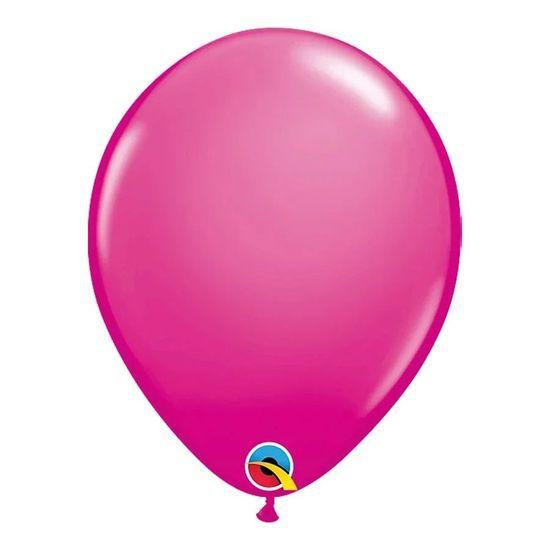 Imagem de Balão Qualatex 11" - Qx Party Balloon Pkg Plain - Cereja Intenso - 6 Un