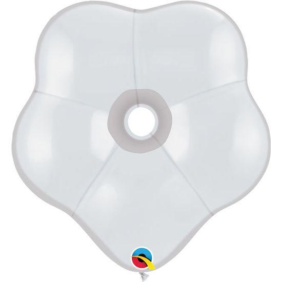 Imagem de Balão Qualatex 16" - Geo Branco - Liso Látex Blossom - 25 Un