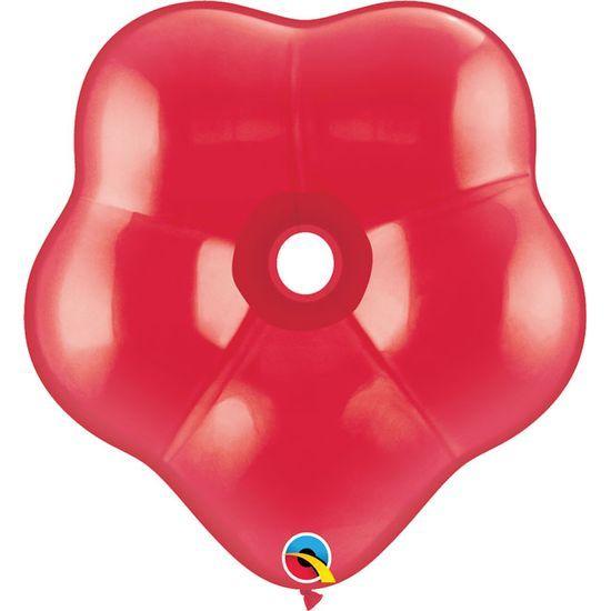 Imagem de Balão Qualatex 16" - Geo Vermelho Rubi - Liso Látex Blossom - 25 Un