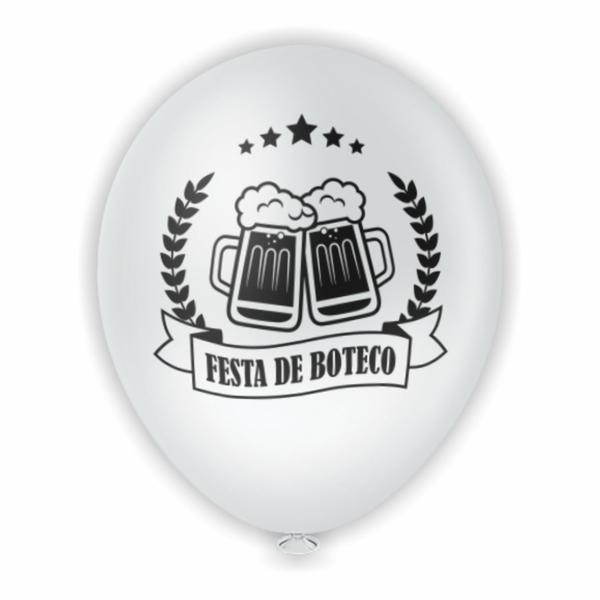 Imagem de Balão Redondo 8 Polegadas - Boteco Sortido 20 unid.