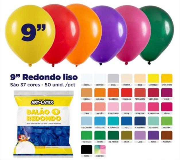 Imagem de Balão Redondo N9 Azul Marinho 50un Art Latex