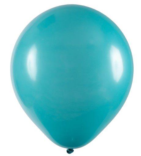 Imagem de Balão Redondo N9 Azul Turquesa 50un Art Latex