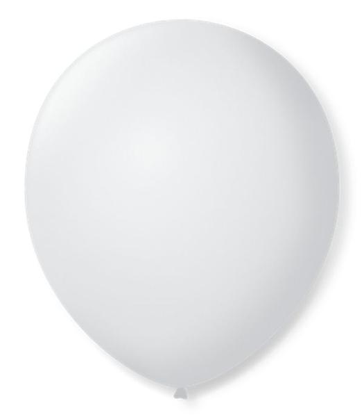 Imagem de Balão São Roque Redondo N11 C/50un Branco Polar