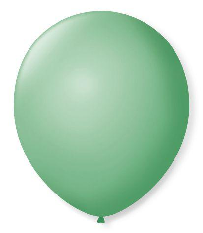 Imagem de Balão São Roque Redondo N8 C/50un Verde Lima