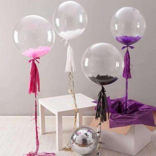 Imagem de Balão Transparente Bobo Balloon 26Cm Pacote Bl4001 - Yoss