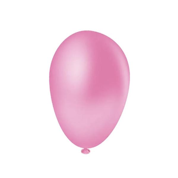 Imagem de Balão Zerinho Rosa nº3 8cm - 100 Unidades