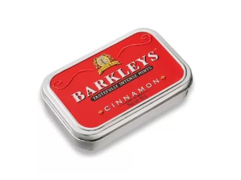 Imagem de Balas Barkleys Sabor Cinnamon Canela Lata 50g - Importado