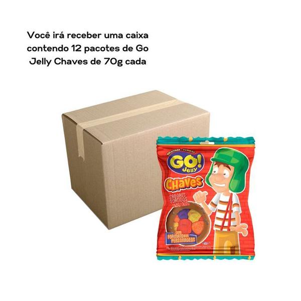 Imagem de Balas chaves GoJelly 12unx70g