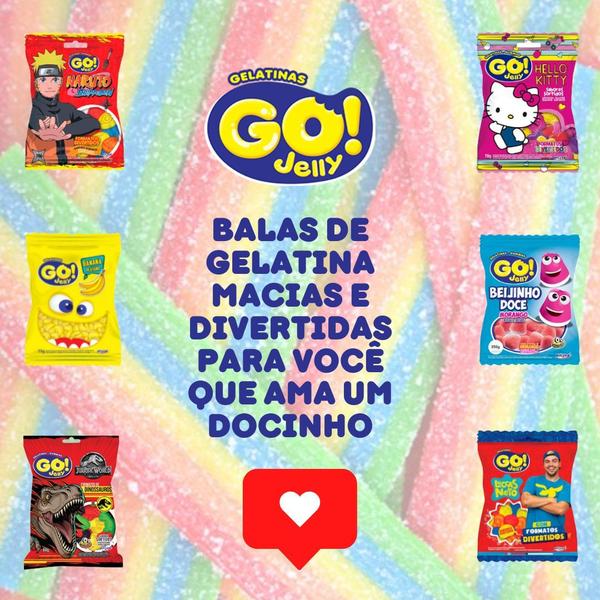 Balas chaves GoJelly 12unx70g - Go Jelly Imagem de Balas chaves GoJelly 12unx70g