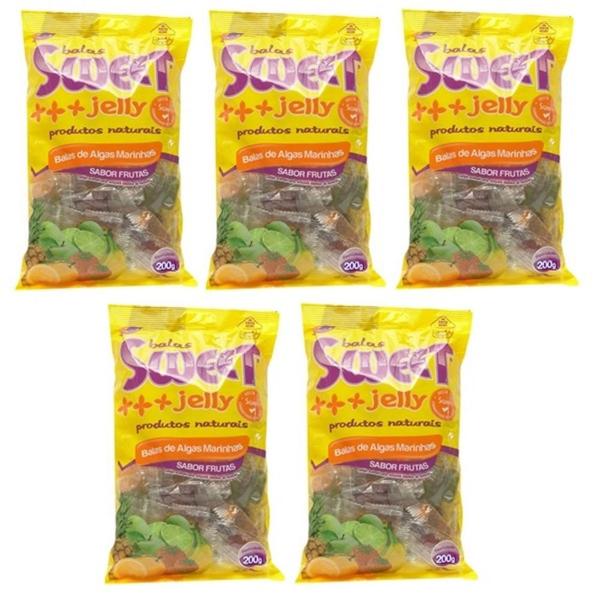 Imagem de Balas De Algas (sortidas) Kit 5 X 200g Sweet Jelly