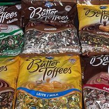 Imagem de Balas de caramelo Butter Toffees pacote 500g - Sabores Variados - Arcor