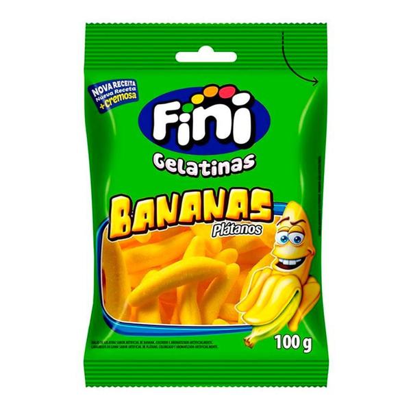 Imagem de Balas de Gelatina Fini Banana 100g