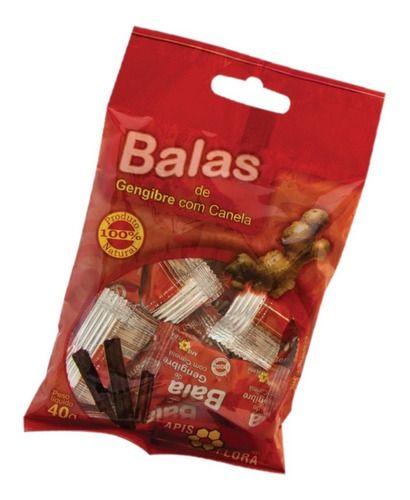 Imagem de Balas Gengibre E Canela 100% Natural (10x4g) 40g Apis Flora