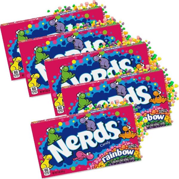 Imagem de Balas Nerds Raimbow 141G (5 Caixas)