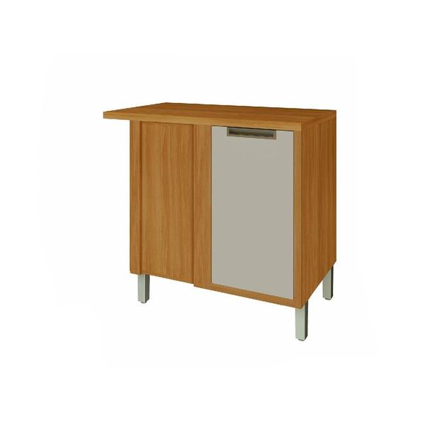 Imagem de Balcão Canto 1 Porta Imperatriz 93x52cm Mdf - Nesher