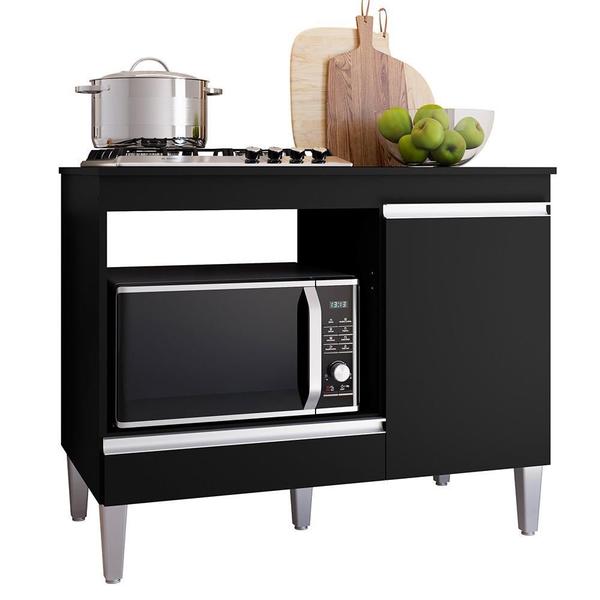 Imagem de Balcão Cooktop Carla 105cm com 1 Porta - AJL Móveis