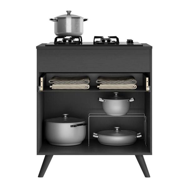 Imagem de Balcão Cozinha para Cooktop 70cm 1 Porta 1 Gaveta Veneza Multimóveis V3706