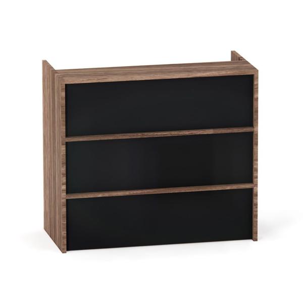 Imagem de Balcao de Atendimento P25 Pandin 125 CM Walnut e Preto