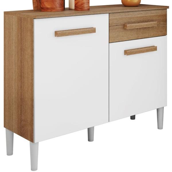 Balcao De Cozinha 2 Portas 105 cm 2012148 Atacama Off White ARMoveis - Aramoveis Imagem de Balcao De Cozinha 2 Portas 105 cm 2012148 Atacama Off White ARMoveis