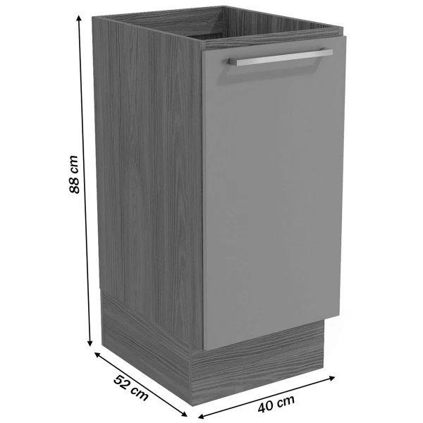 Imagem de Balcão de Cozinha Botanic 40cm 01 Porta M621 Kappesberg