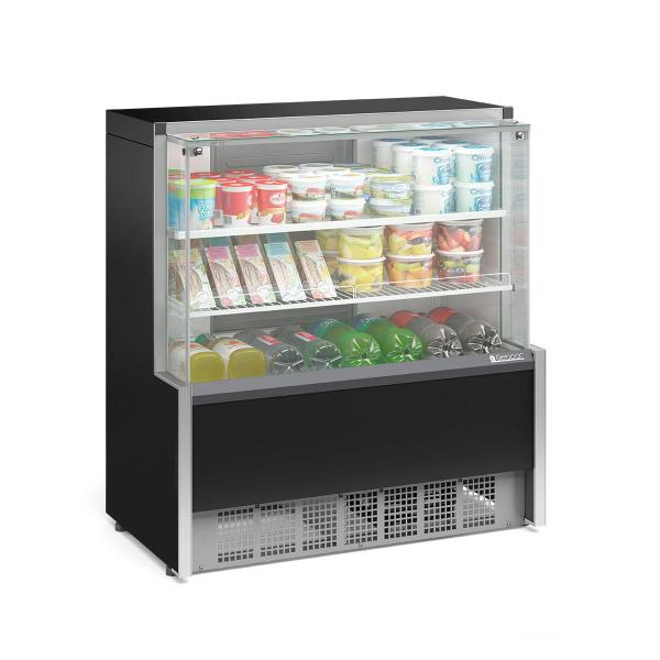 Imagem de Balcão Expositor Vitrine Refrigerado para Bebidas Restaurante Lanchonete Padaria 1m Gelopar GPSA 110/127v