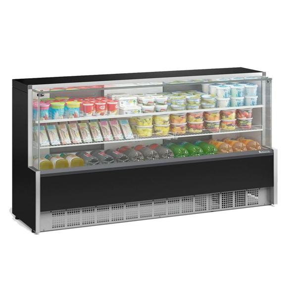 Balcão Expositor Vitrine Refrigerado para Bebidas Restaurante Lanchonete Padaria 2m Gelopar GPSA 110/127v Imagem de Balcão Expositor Vitrine Refrigerado para Bebidas Restaurante Lanchonete Padaria 2m Gelopar GPSA 110/127v