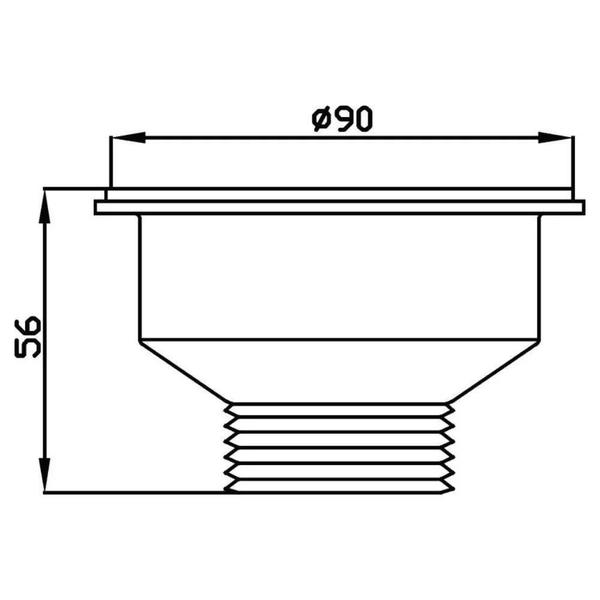 Imagem de Balcão Gabinete Com Pia Inox 150cm 3 Portas 1 Gaveta Dakota Preto - Lumil