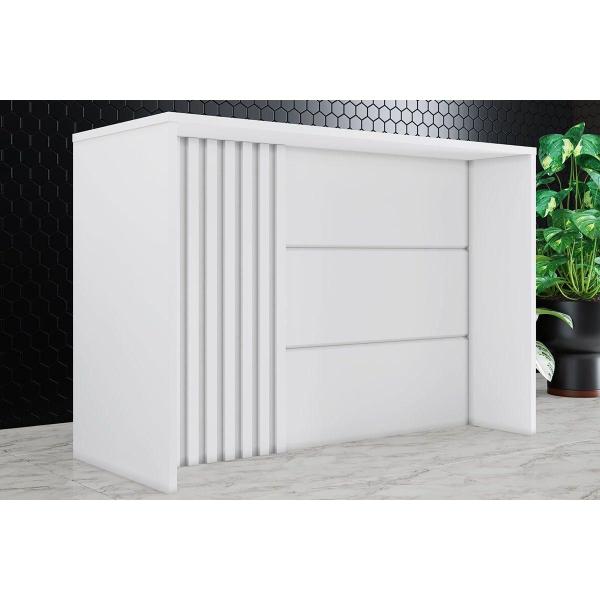 Balcão Ilha Cozinha Gourmet Bancada Americana Cinza - Henn Imagem de Balcão Ilha Cozinha Gourmet Bancada Americana Cinza - Henn