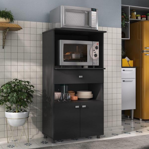 Balcão Multimóveis Multiuso Forno e Microondas Branco REF. 4060G 2 Portas e 1 Gaveta Balcão Multimóveis Multiuso Forno e Microondas Branco REF. 4060G 2 Portas e 1 Gaveta