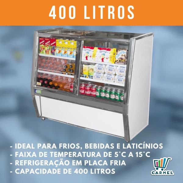 Imagem de Balcão Pop Expositor Bebidas Refrigerado 1,50m 05 a 15C - Refrigel