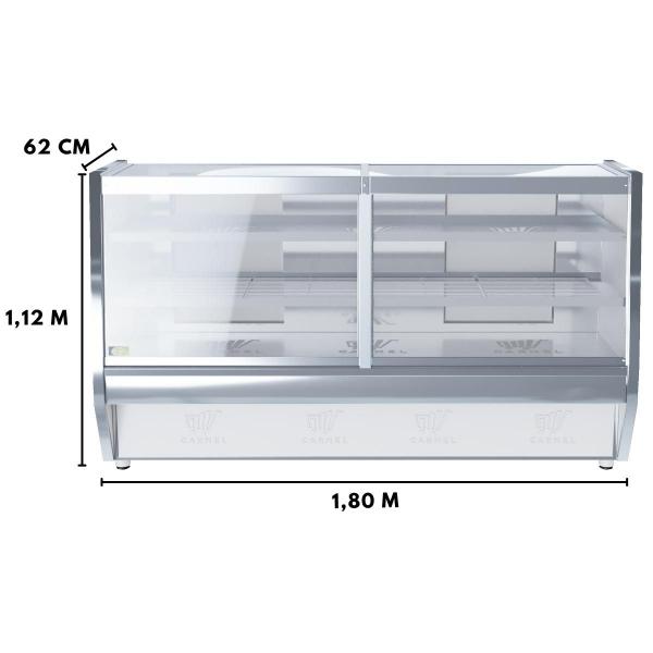 Imagem de Balcão Pop Expositor Bebidas Refrigerado 1,80m 05 a 15C - Refrigel