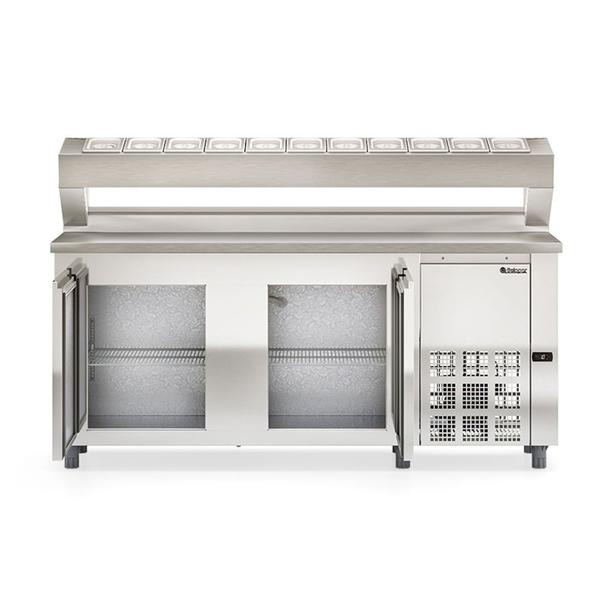 Imagem de Balcão Refrigerado Condimentaria GBPZ-200 AI - Aço Inox 0 a +7C - Gelopar