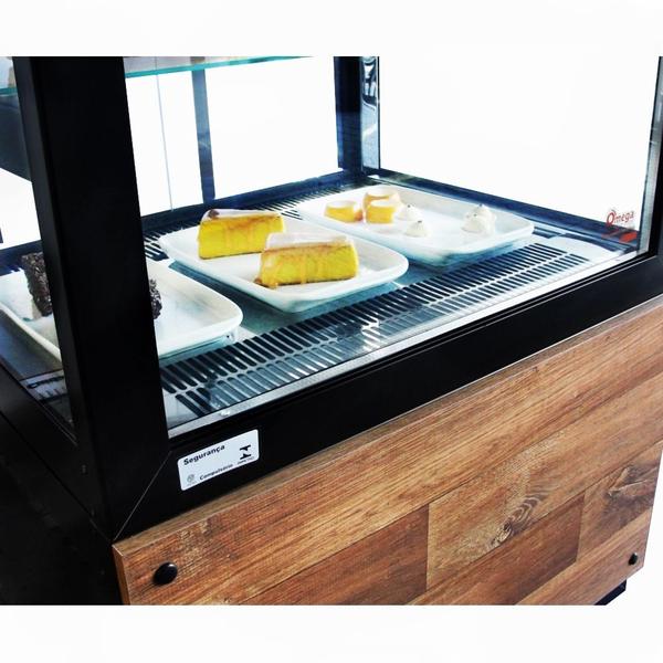 Imagem de Balcão Refrigerado Retilineo - 70cm Preto - DBR - 127V - Omega