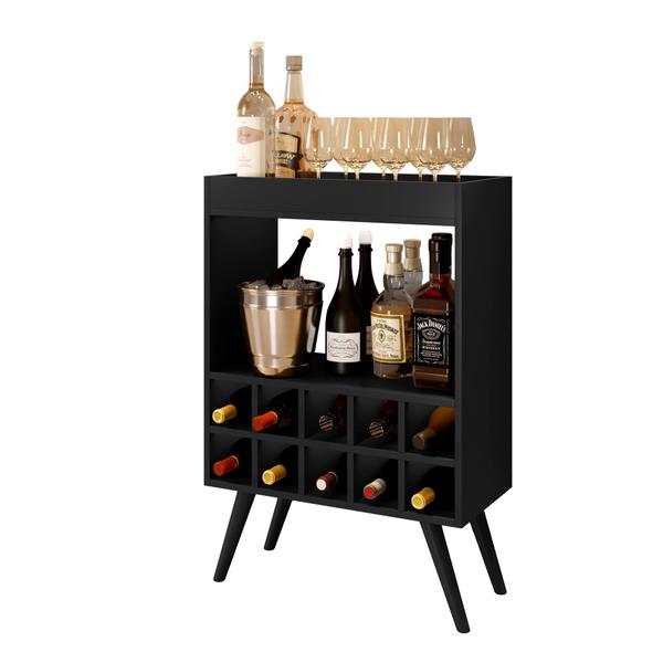 Balcão Roma Aparador Adega Barzinho Vinho Bebidas Coffee Sala Whisky - LAGA DECOR Imagem de Balcão Roma Aparador Adega Barzinho Vinho Bebidas Coffee Sala Whisky