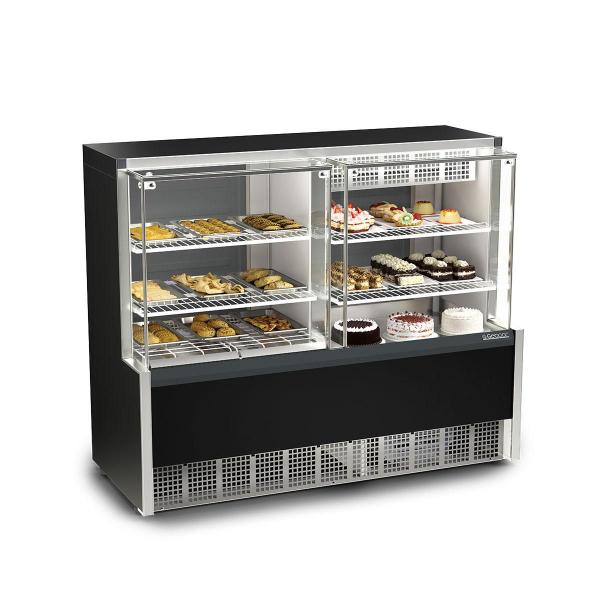 Imagem de Balcão  Vitrine Expositor Quente e Frio / Estufa e Refrigerado Gelopar GQEA 1,40m 220v