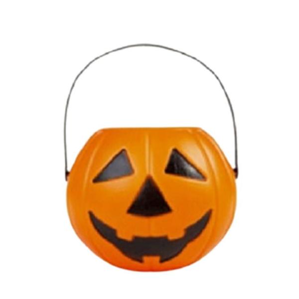Balde Abóbora 17cm c/ Alça Decoração Halloween - 01 Unid - Silverfestas Imagem de Balde Abóbora 17cm c/ Alça Decoração Halloween - 01 Unid