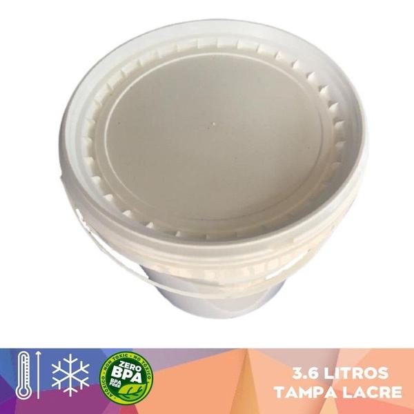 Imagem de Balde Alça Plastica para hidroponia 3,6 Litros 10 Peças