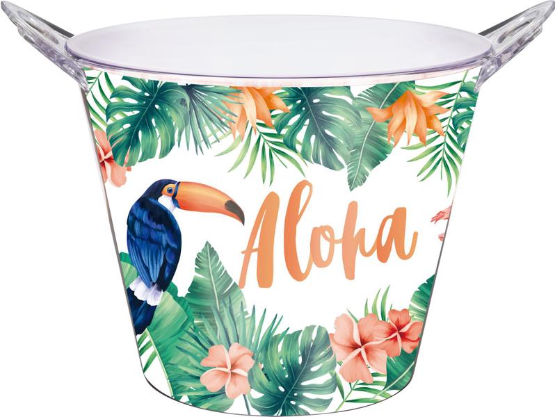 Imagem de Balde Beer para Gelo com Abridor na Alça Modelo Aloha Boccati 26764