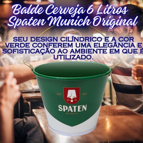 Imagem de Balde De Gelo 6l Cerveja Spaten Munich Original Licenciado